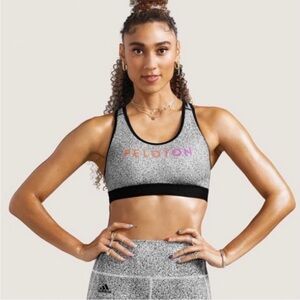 Peloton x Adidas Women's Gray Sports Bra